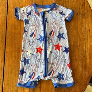 Little Sleepies, Stars & Stripes Romper